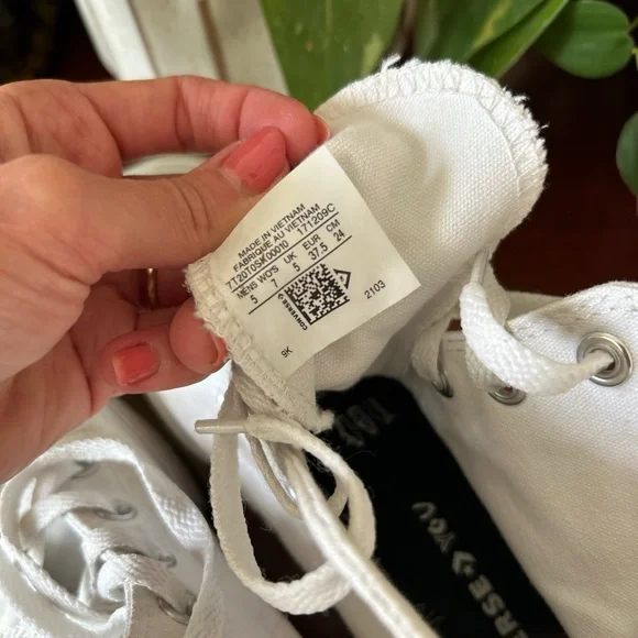 Converse platform White High-Top Sneakers - Picture 6 of 6